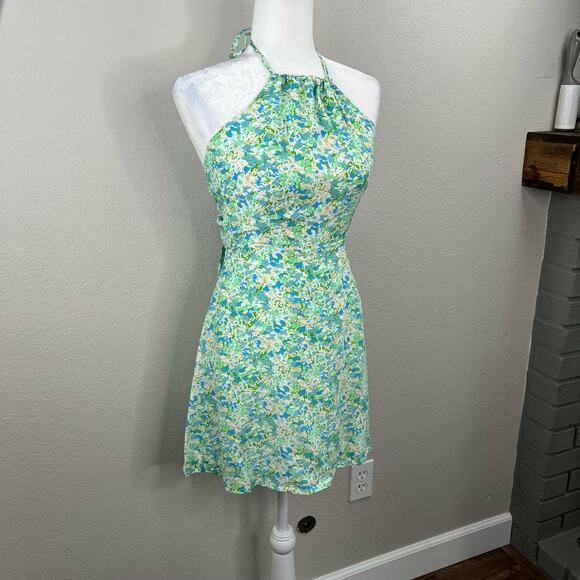 Faithfull the Brand Gaia Sleeveless Mini Dress Varenna Floral Print 4/Medium NWT - Picture 8 of 15